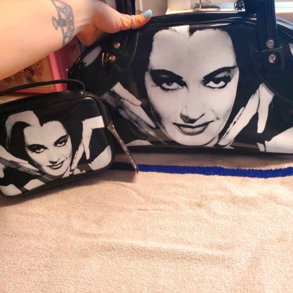 Lily Munster Purse & Makeup bag